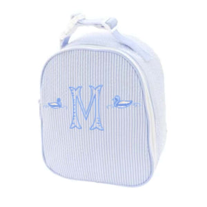 Blue Seersucker Lunchbox Blue Seersucker Lunchbox