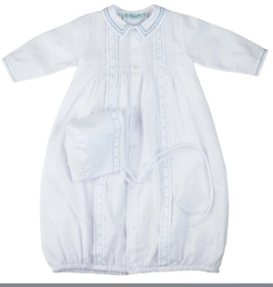 White/Blue Dot Take Me Home Gown White/Blue Dot Take Me Home Gown