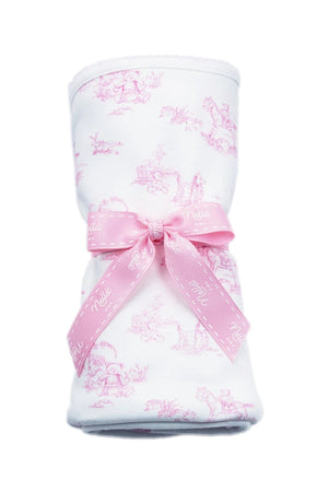 Pink Toile Blanket Pink Toile Blanket