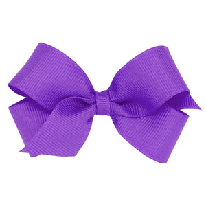 Wee Ones Mini Grosgain Bow - Purple Wee Ones Mini Grosgain Bow - Purple