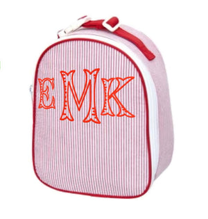 Red Seersucker Lunchbox Red Seersucker Lunchbox