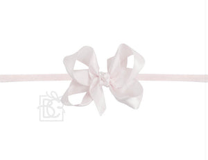 Medium Headband - Satin Powder Pink Medium Headband - Satin Powder Pink