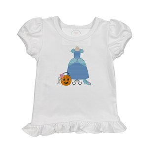 Princess Halloween Embroidered Shirt Princess Halloween Embroidered Shirt