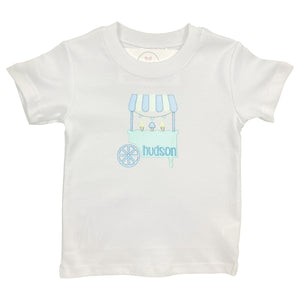 Ice Cream Cart Embroidered Shirt Ice Cream Cart Embroidered Shirt