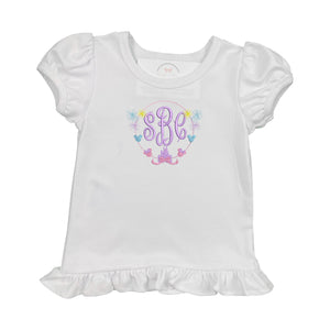 Disney Castle Embroidered Shirt Disney Castle Embroidered Shirt