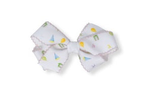 Party Print Hair Bow Party Print Hair Bow
