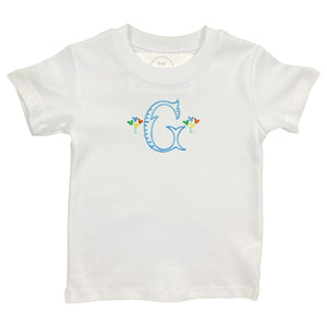 Mouse Balloons w/ Initial Embroidered Shirt Mouse Balloons w/ Initial Embroidered Shirt