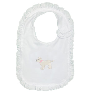 Embroidered Mini Puppy Bib Embroidered Mini Puppy Bib