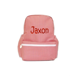 Red Gingham Backpack Red Gingham Backpack