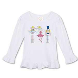 Embroidered Nutcracker Christmas Shirt Embroidered Nutcracker Christmas Shirt