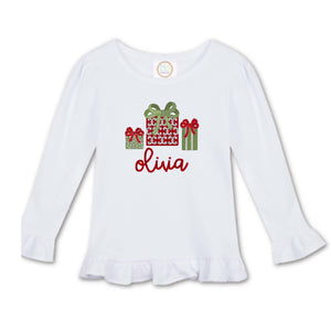 Presents Embroidered Shirt Presents Embroidered Shirt