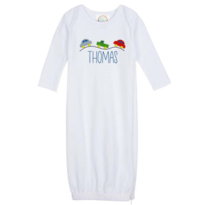 Cars Embroidered Gown Cars Embroidered Gown