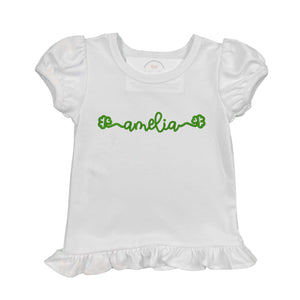 Shamrock Name Embroidered Shirt Shamrock Name Embroidered Shirt