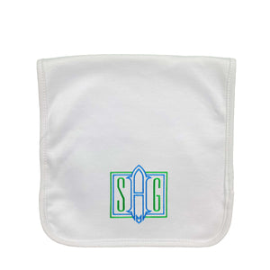 Embroidered Initials Burp Cloth Embroidered Initials Burp Cloth