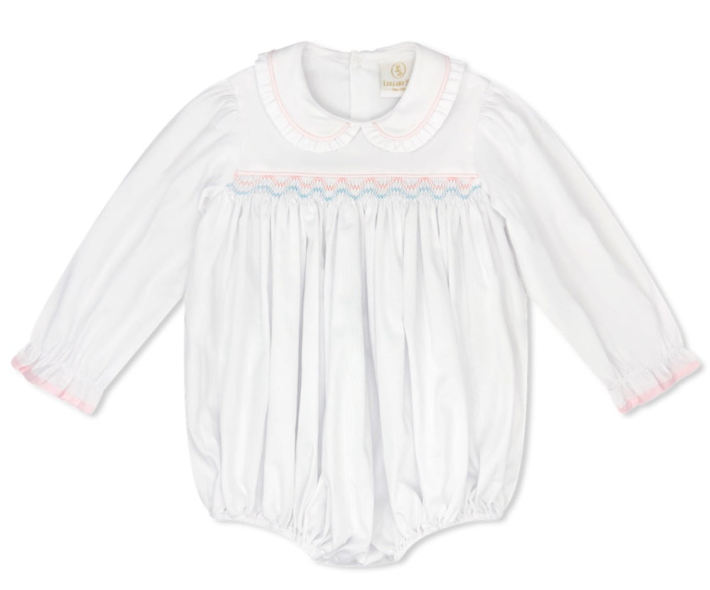 Michele Bubble - Pink/Blue Smocking