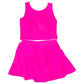 Fuchsia Cami & Skort Active Wear Set