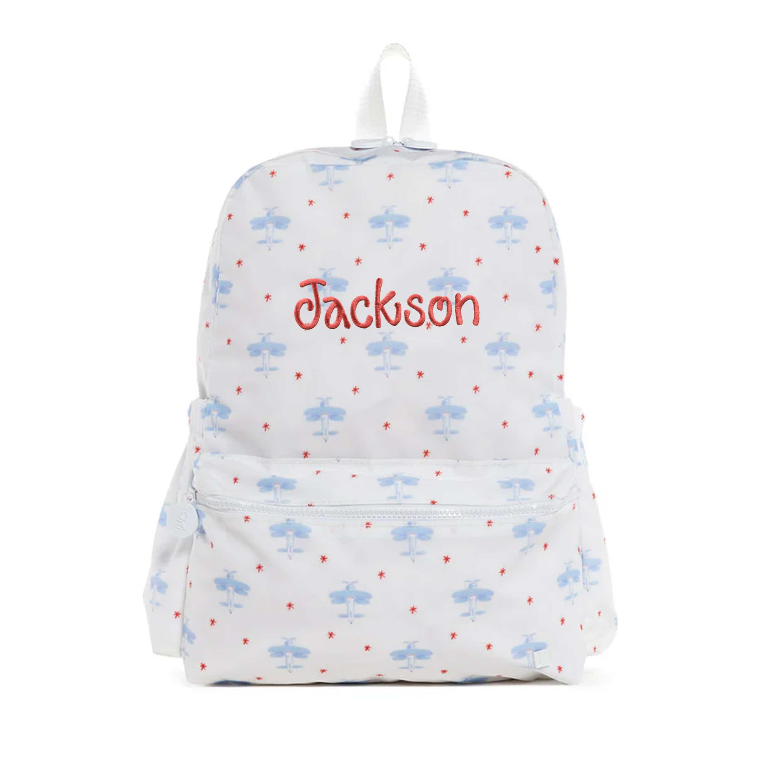 David’s Airplane Embroidered Backpack - Thumbnail 5