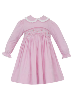 Charlotte Pink Corduroy Dress