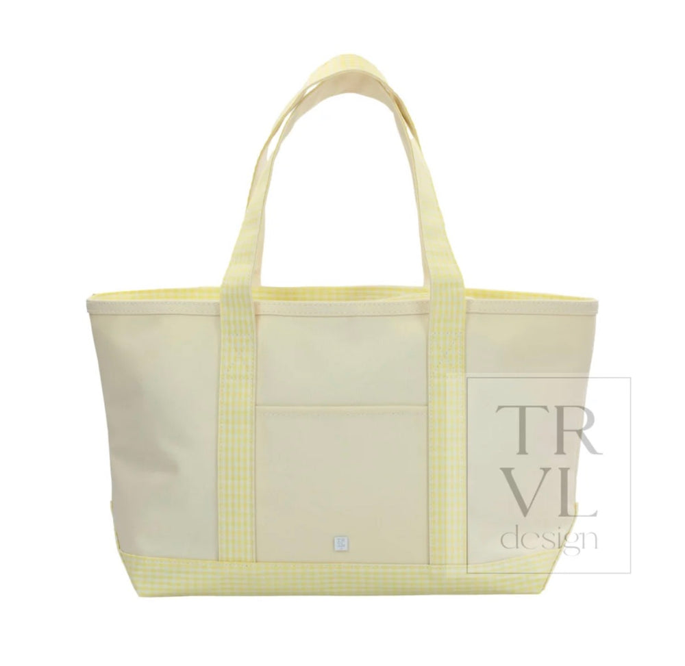 Medium Tote Bag - Buttercup Gingham