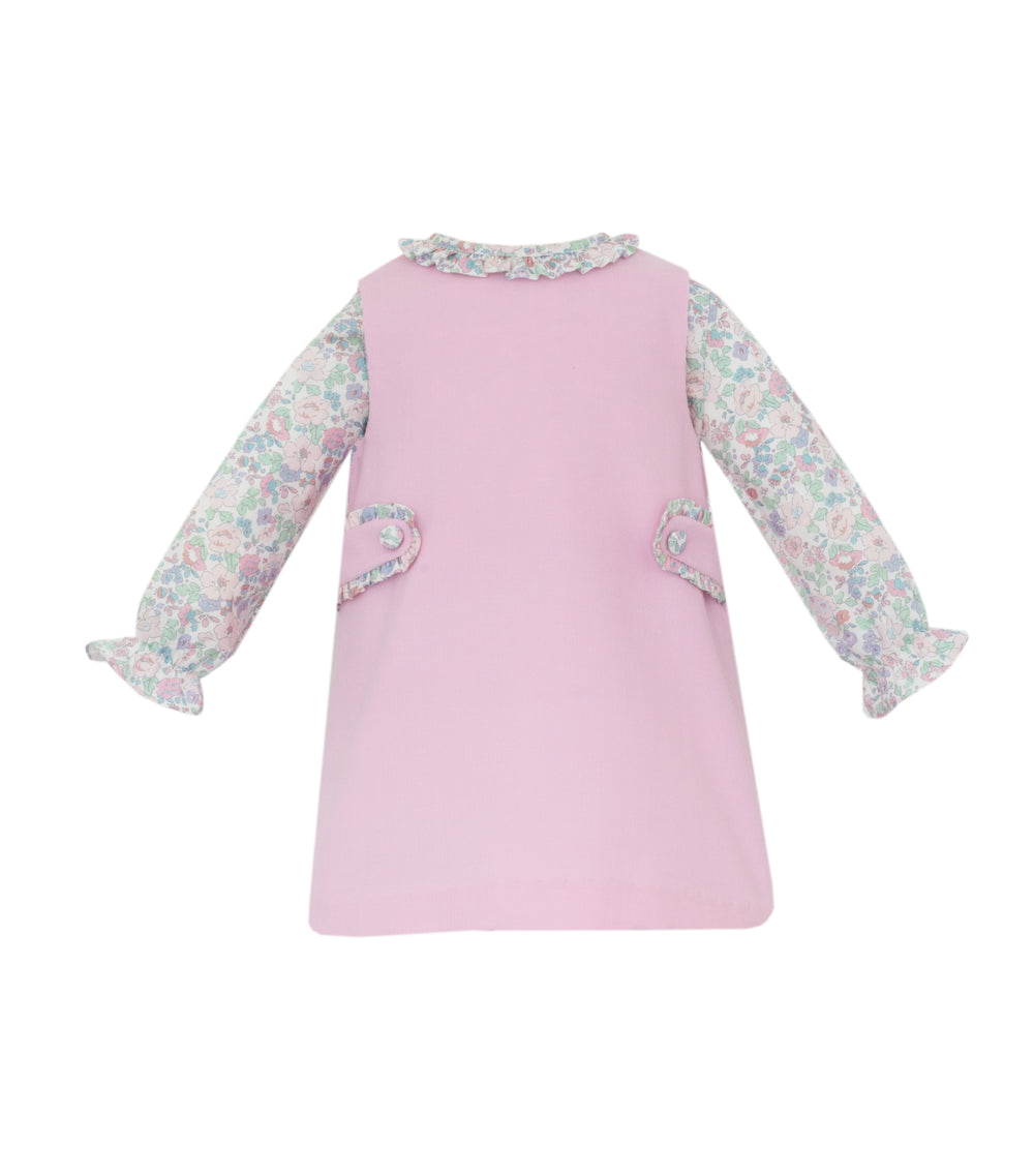 Pink Liberty Corduroy Dress