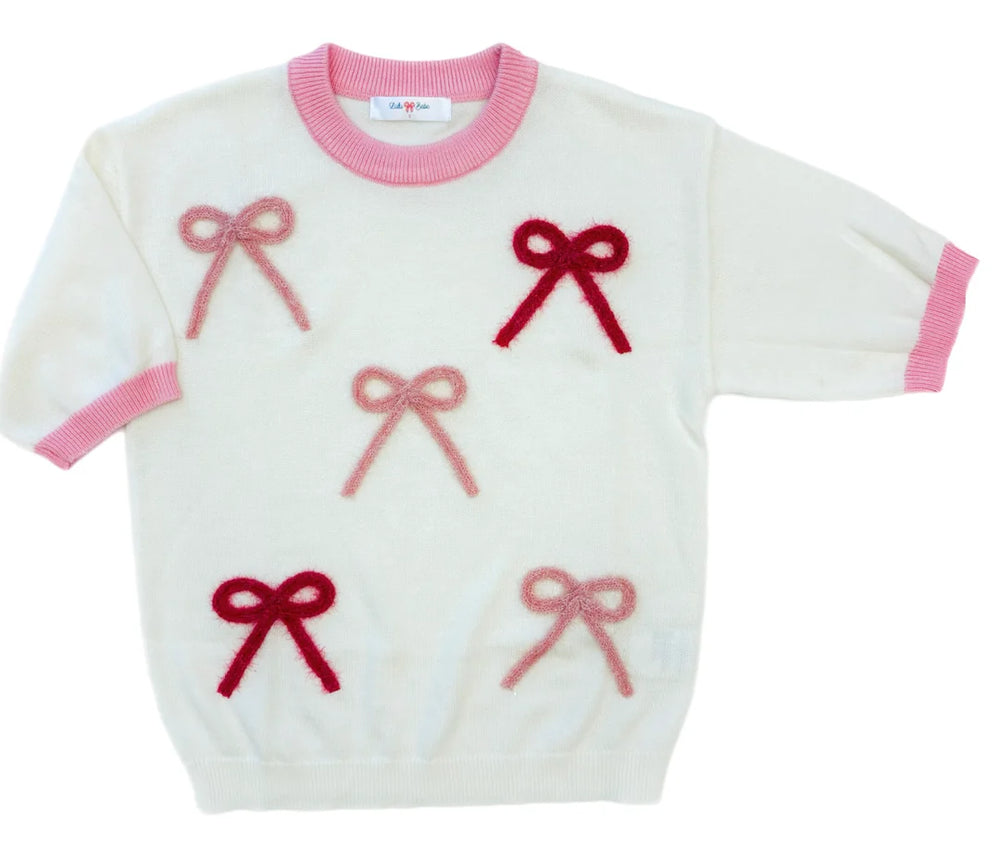 Cream Bow Sweater