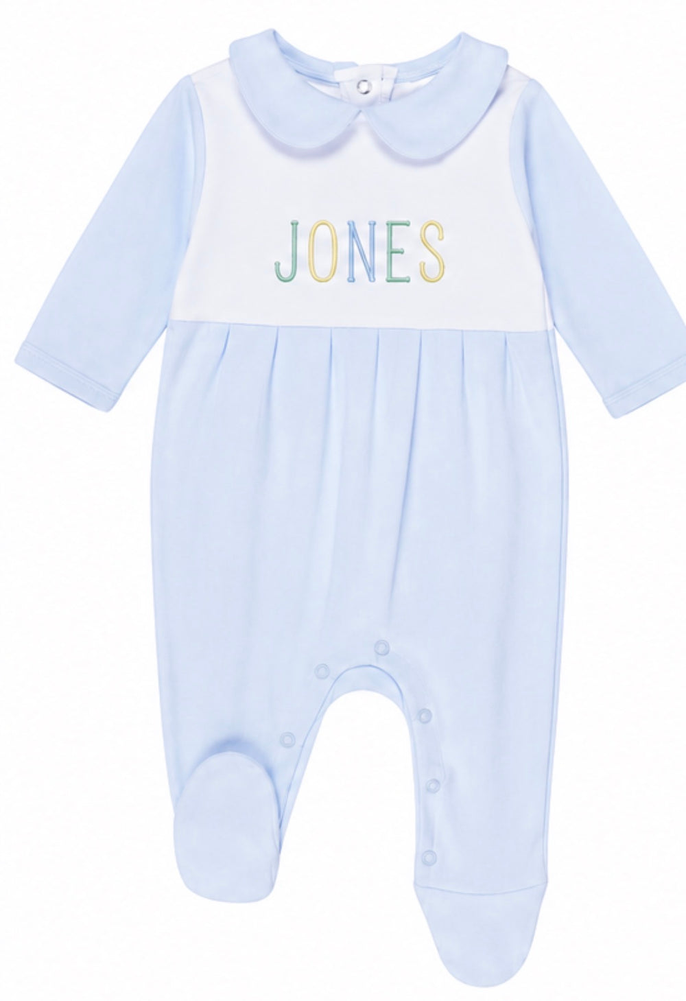 Name Embroidered Footie