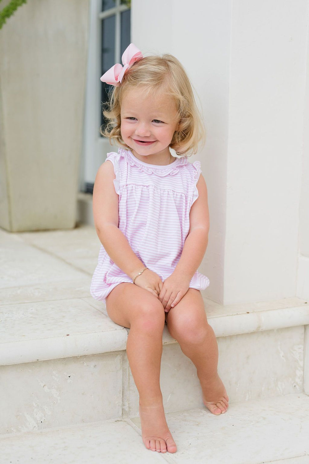 Rosie Bubble - Light Pink Stripe