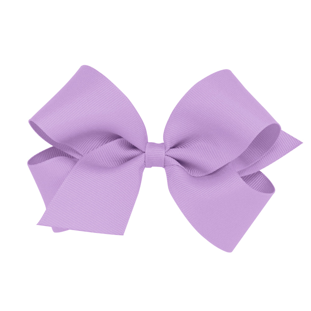 Medium Grosgrain Bow - Light Orchid