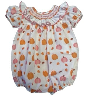 Pumpkin Ruffle Collar Bubble