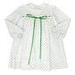1956 Dress - Green Swiss Dot