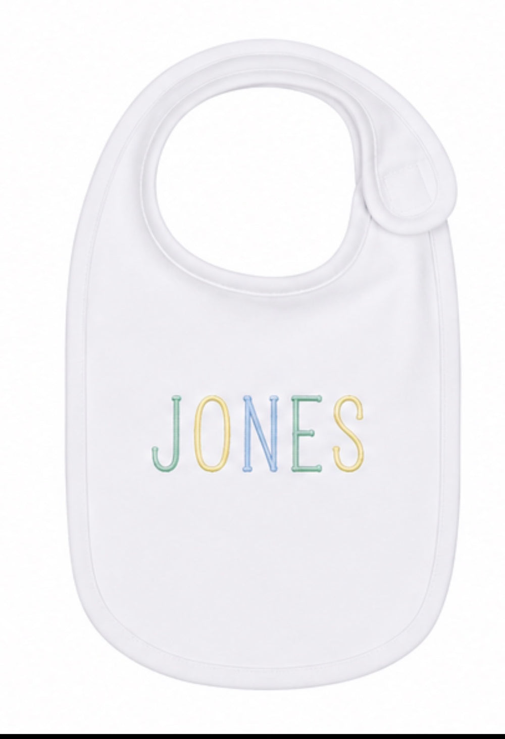 Name Embroidered Bib