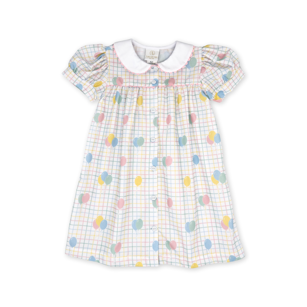 Breccan Dress - Balloon Plaid