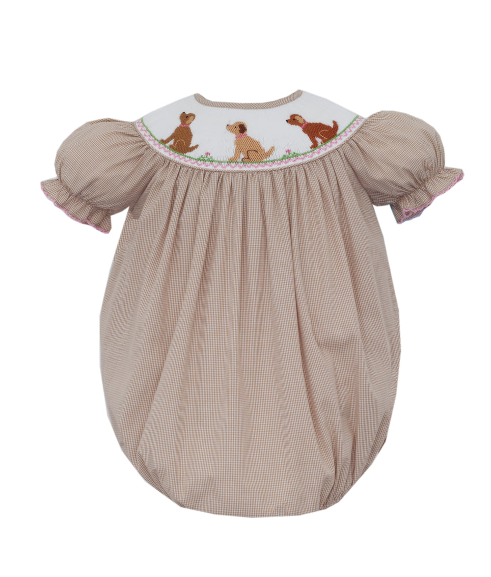 Labrador Smocked Bubble