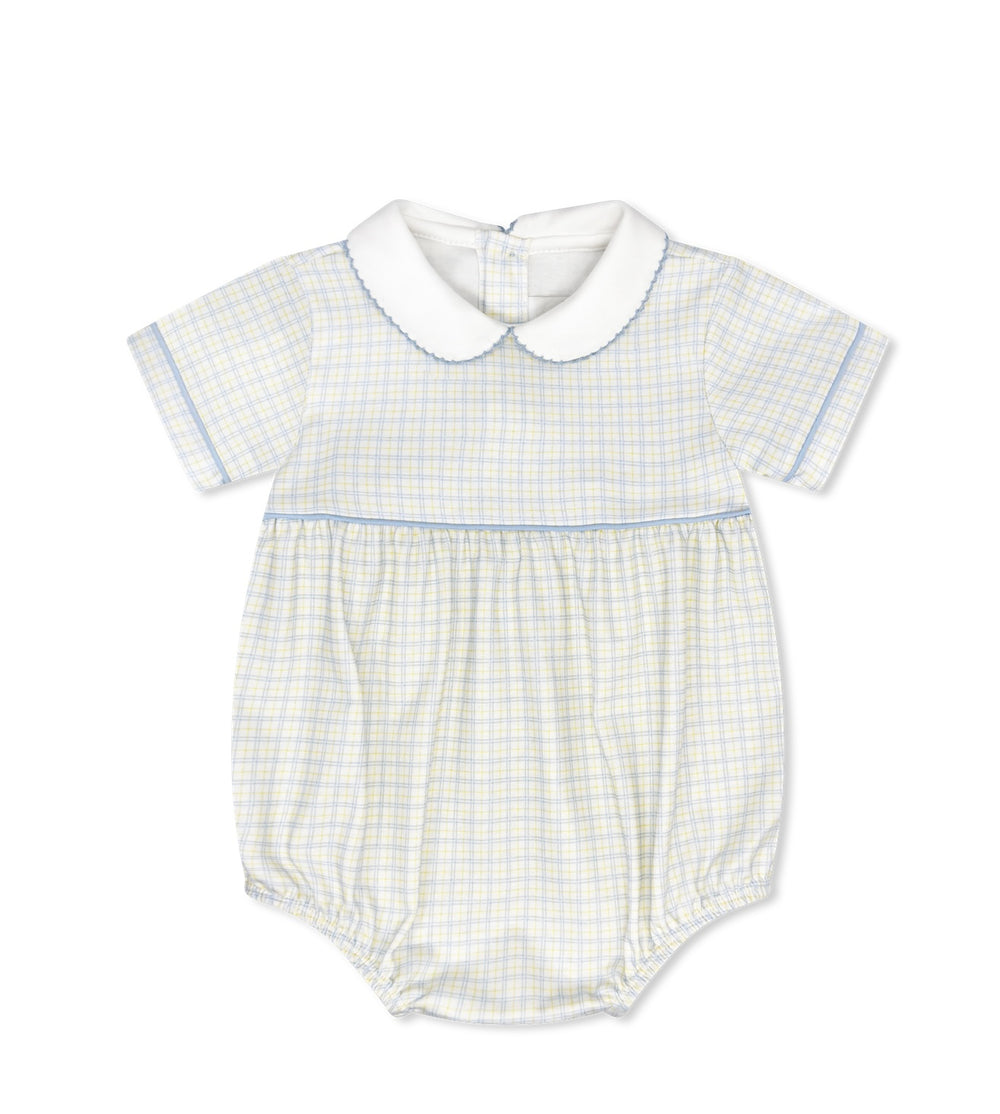 Baby Bea Bubble - Cornflower Check