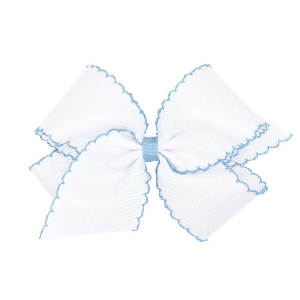 King Moonstitch Bow - White with Millenium