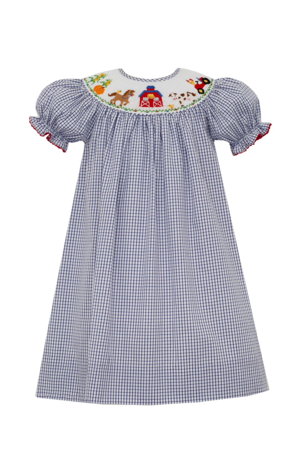 Farm Smocked Bishop Dress