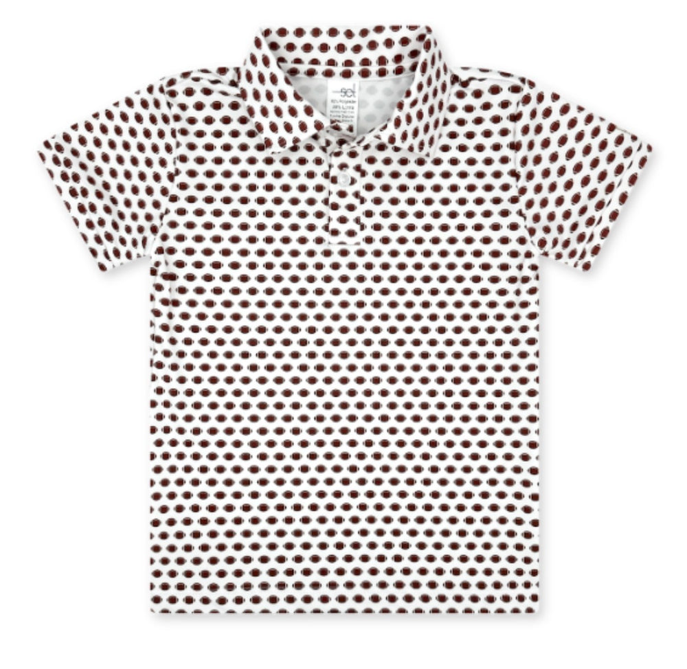 Parker Polo - Football Print