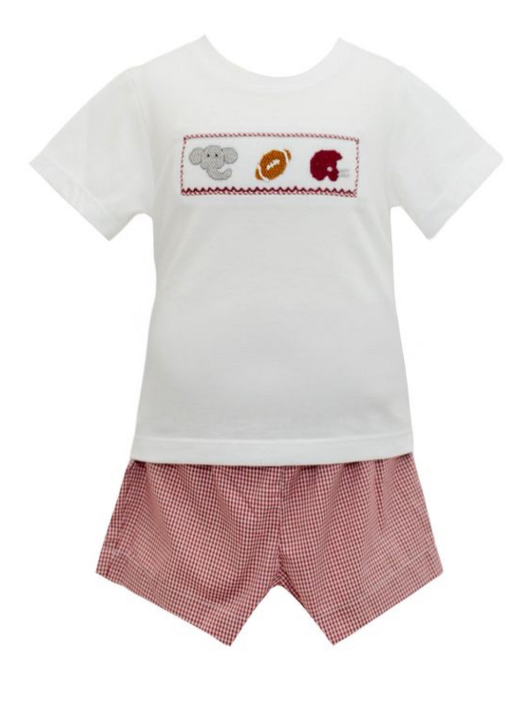 Crimson Gingham Spirit Trio Short Set