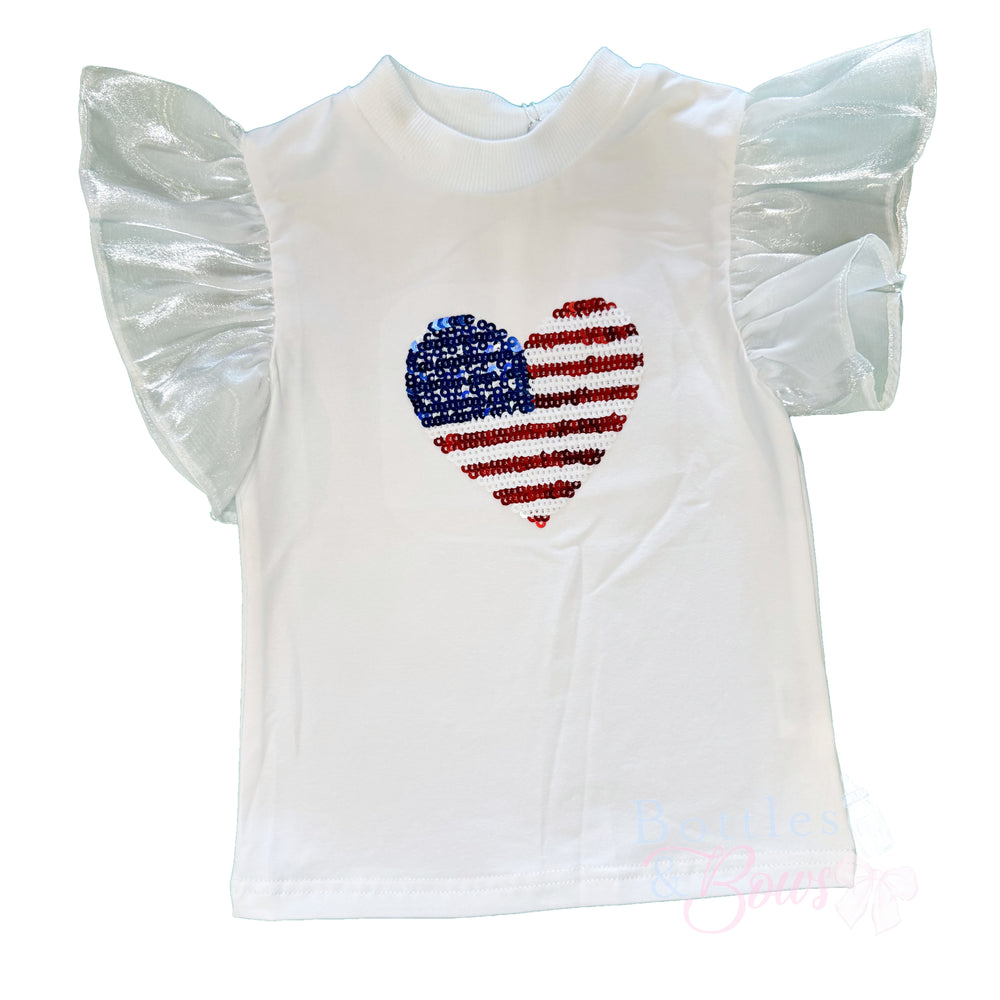 USA Sequin Top