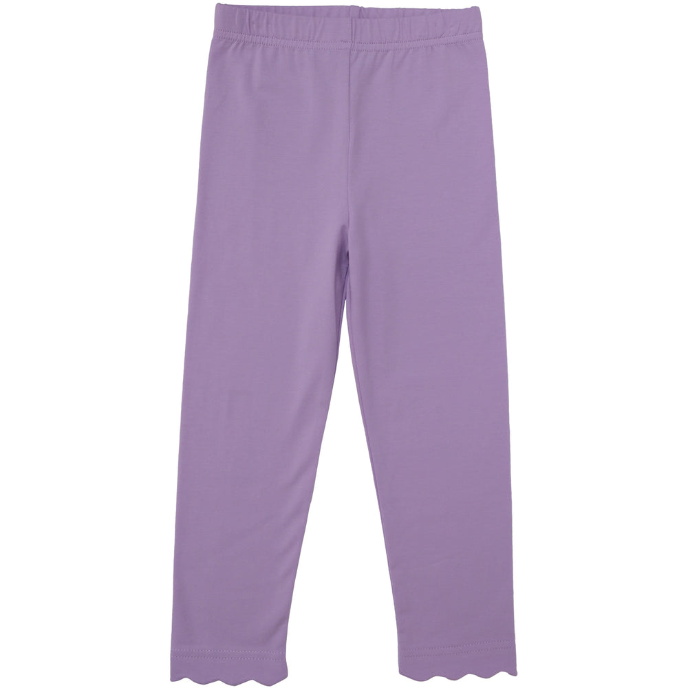 Scalloped Leggings - Lavender