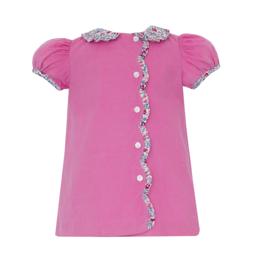 Hot Pink Corduroy Dress