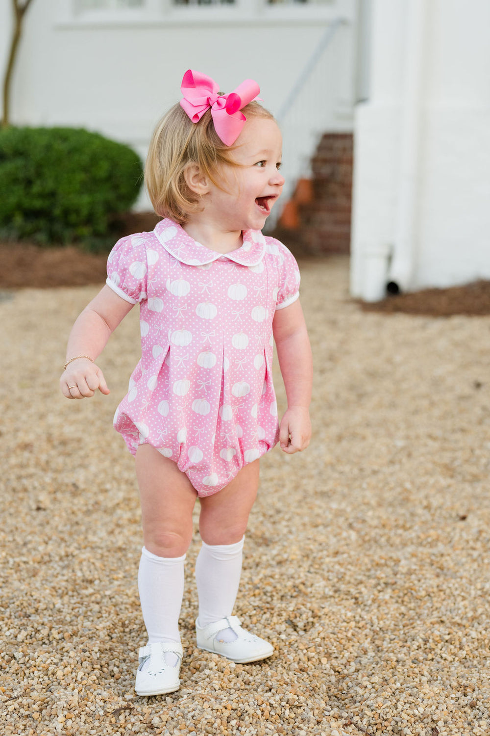 Piper Knit Bubble - Pink Pumpkins preorder