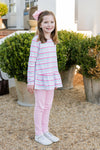 Isla Stripe Knit Legging Set  preorder