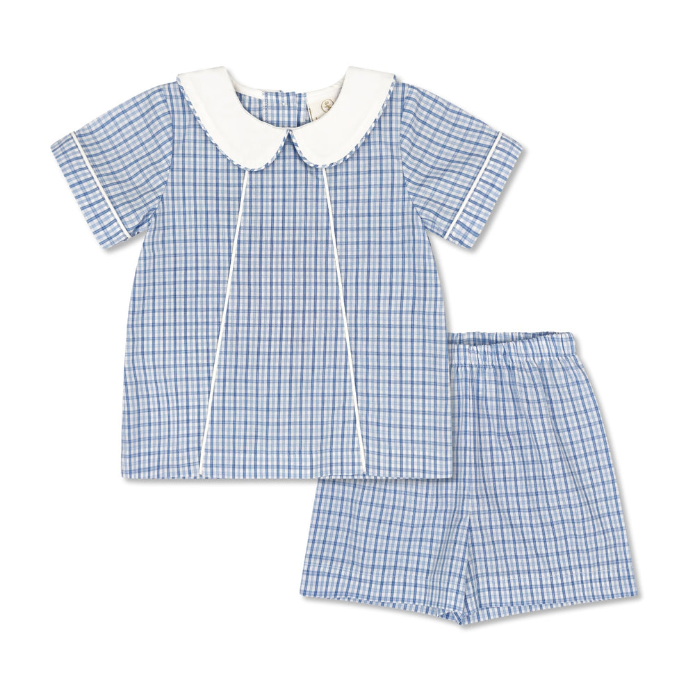 Adam Short Set - Billings Blue Plaid