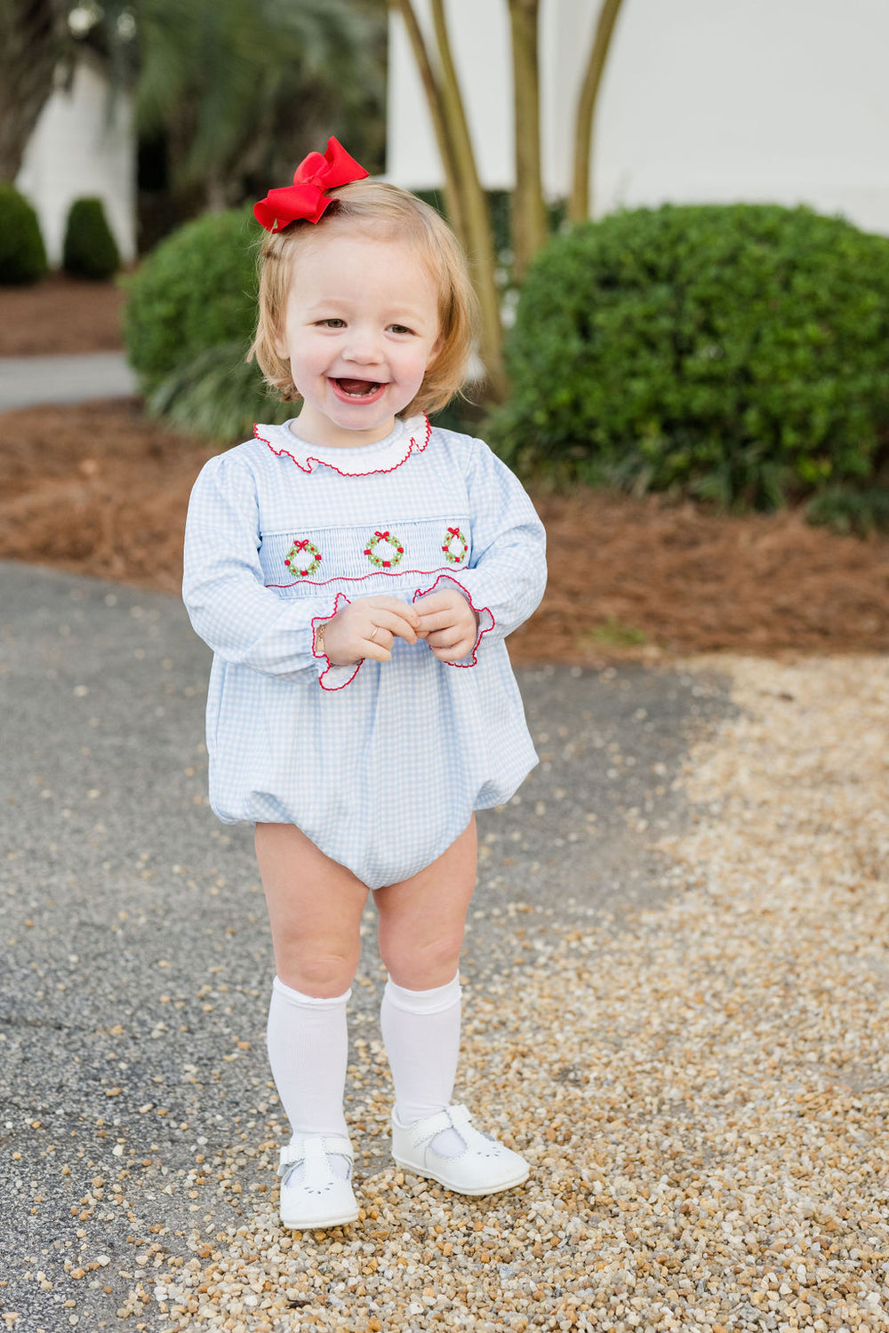 Smocked Wreath Bubble - preorder