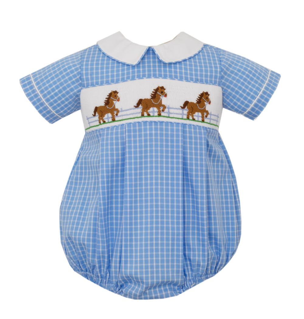 Horses Smocked Bubble