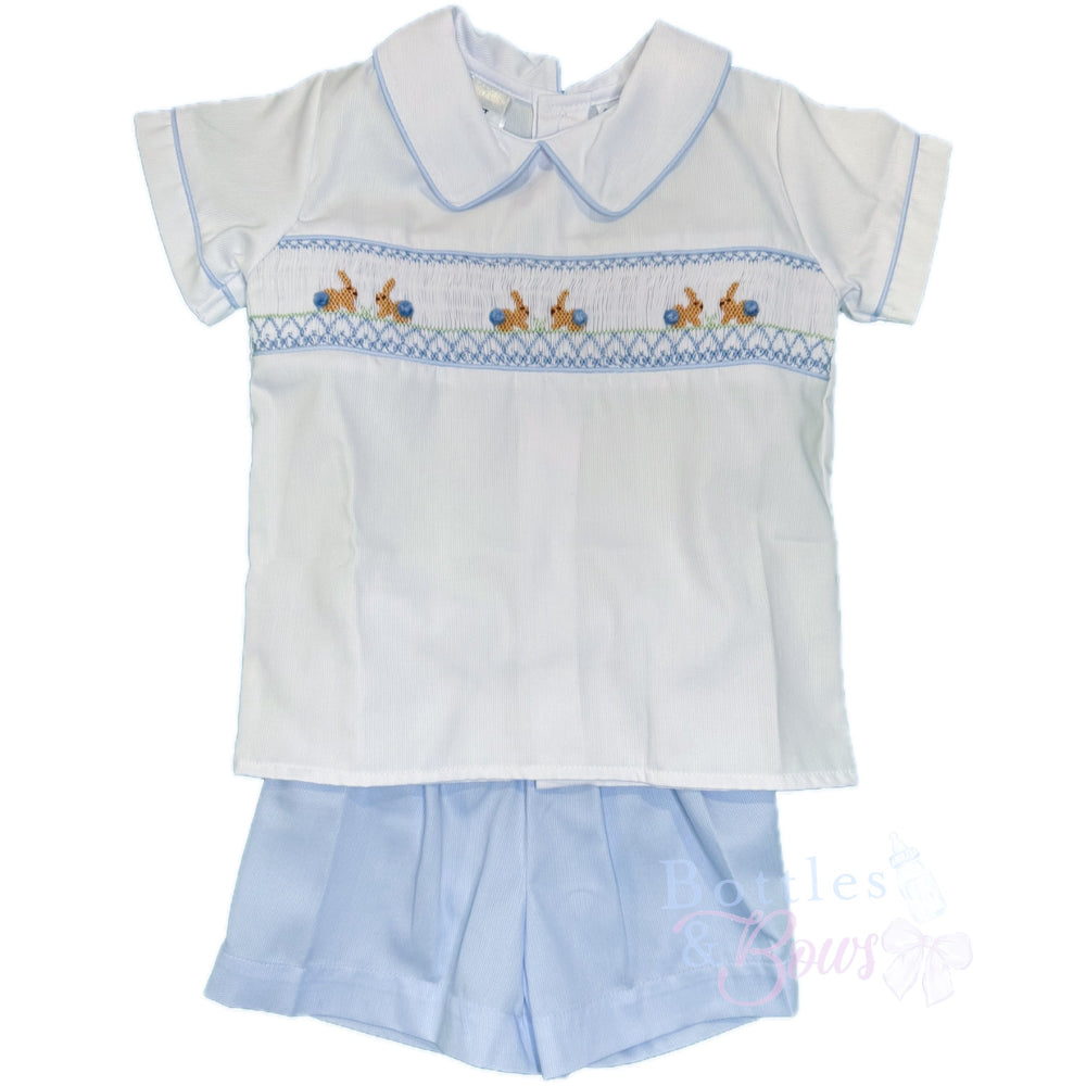 Bunny Smocked Short Set