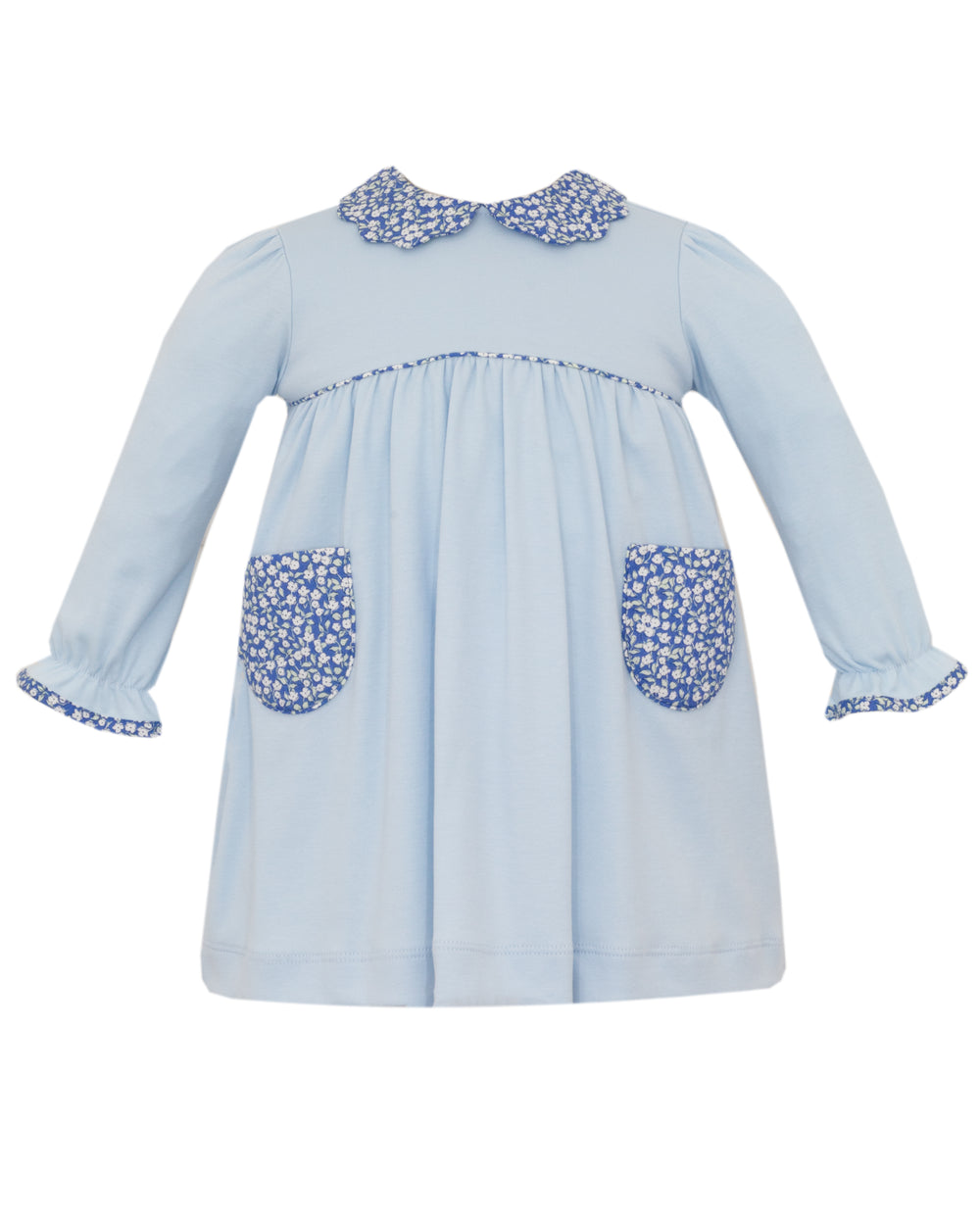Blue Knit Liberty Dress