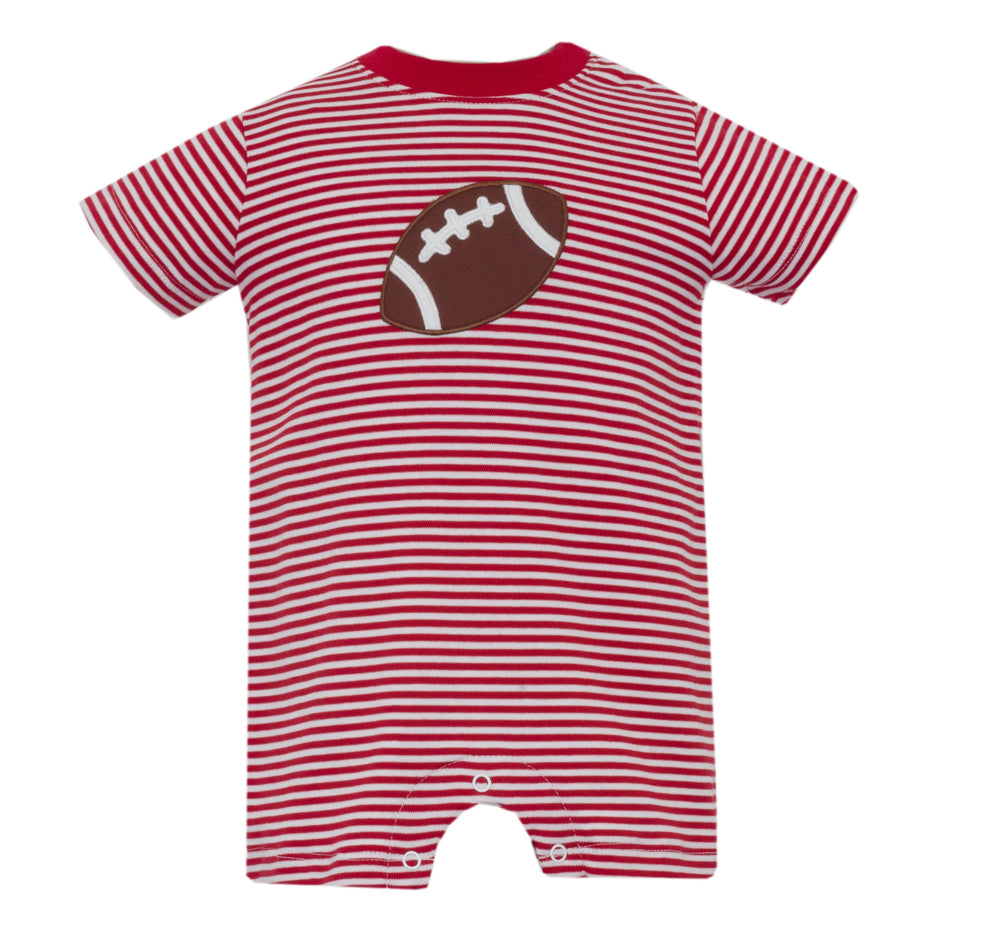 Red Football Romper