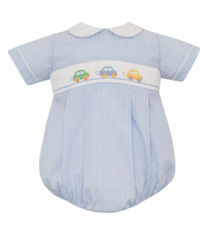 Cars Smocked Bubble